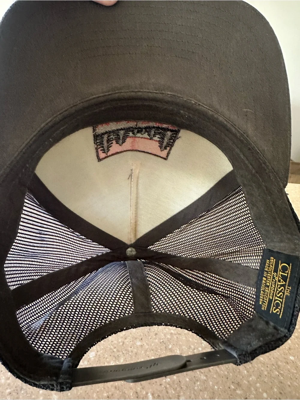 The Classic Black Hat with Wanter Patch
